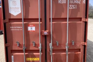 163462 w/ lock boxes | 20' shipping container (cargo worthy)