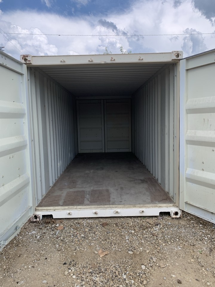 2013406dd w/ lock boxes | 20' double door shipping container (cargo worthy)
