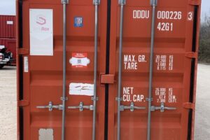 4013981dd w/ lock boxes | 40' double door shipping container (cargo worthy)