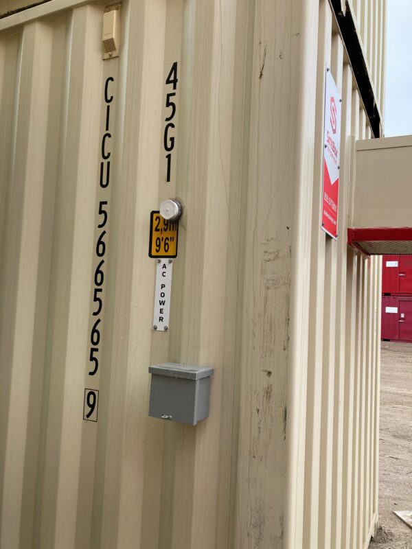 40' high cube portable storage office