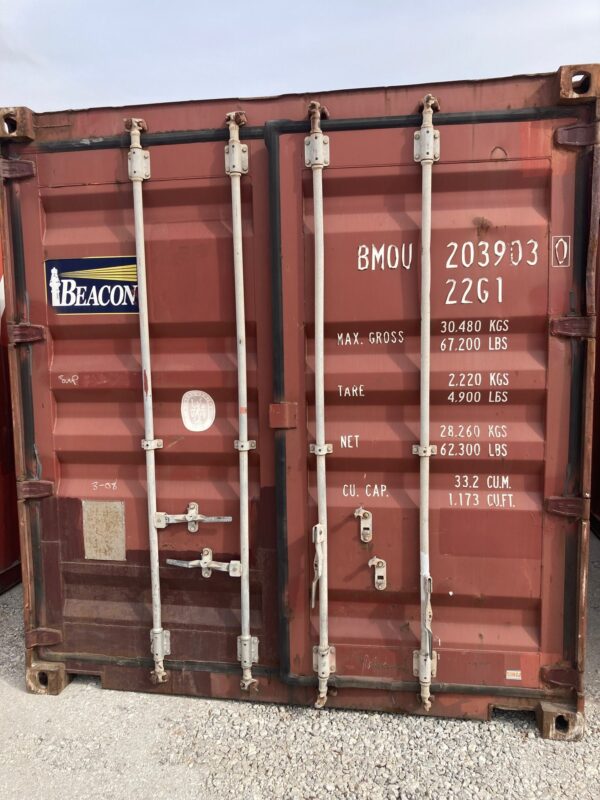 bmou 203903 0 | 20' shipping container (cargo worthy)