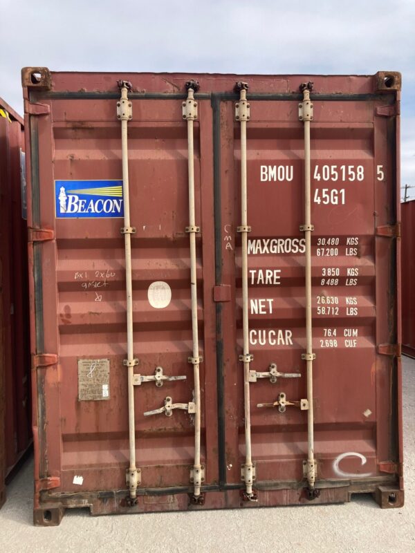 bmou 405158 5 | 40' shipping container (cargo worthy)