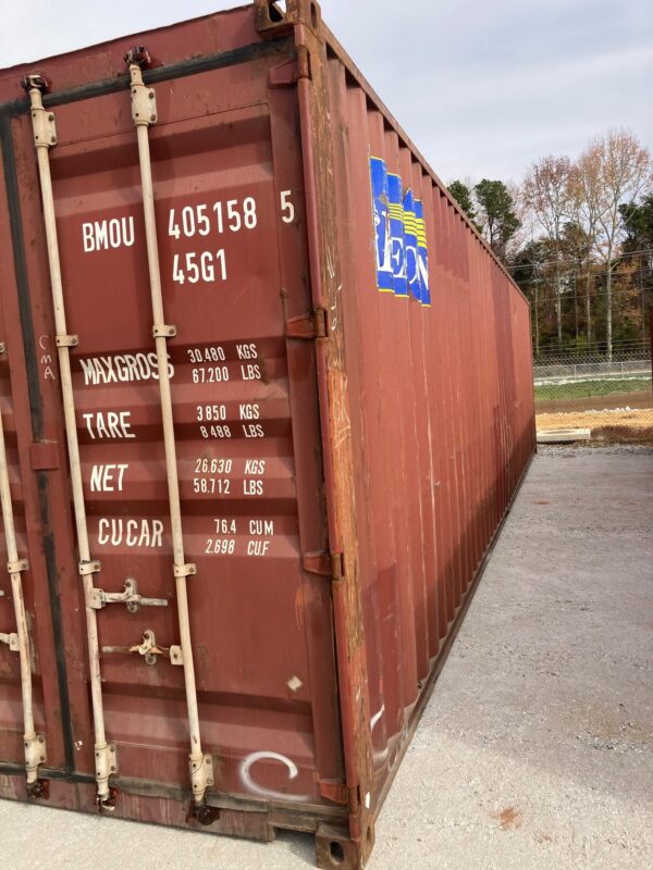 bmou 405158 5 | 40' shipping container (cargo worthy)