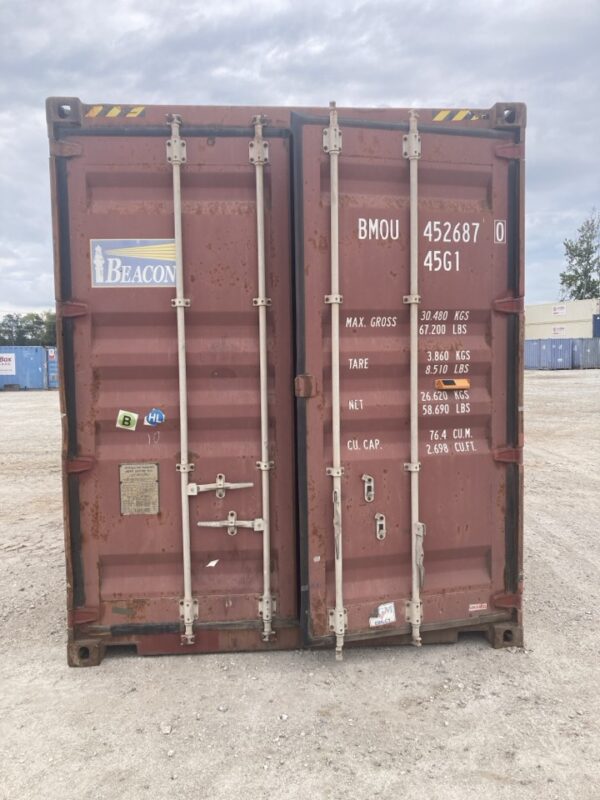 bmou 452687 0 | 40' high cube shipping container (cargo worthy)
