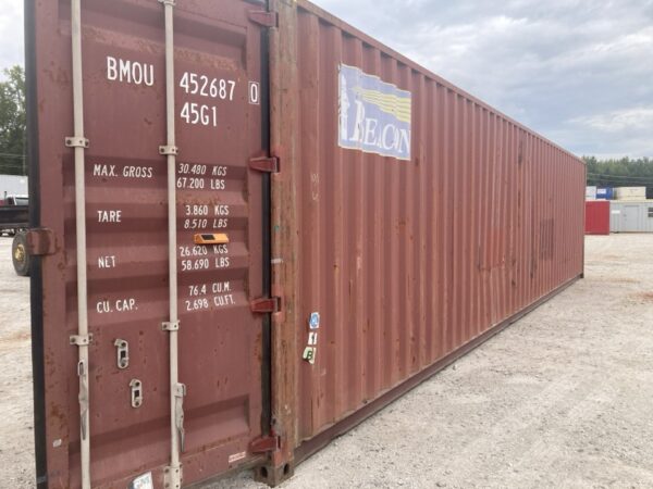 bmou 452687 0 | 40' high cube shipping container (cargo worthy)