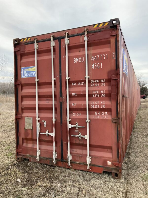 bmou447731 2 40' high cube storage units (cargo worthy)
