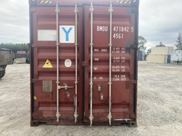 bmou 471842 5 | 40' high cube shipping container (cargo worthy)