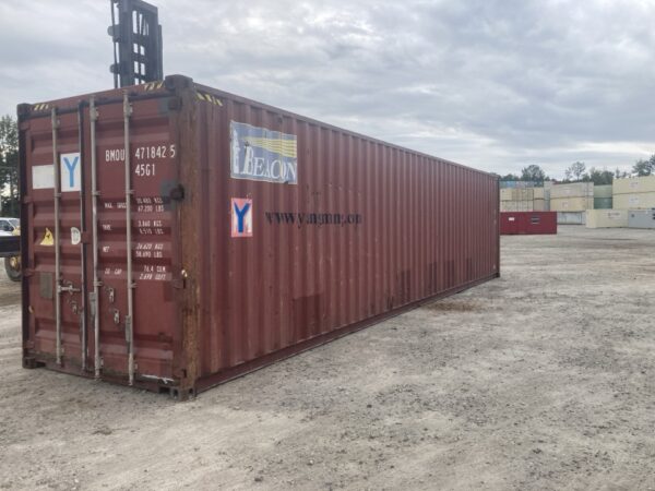 bmou 471842 5 | 40' high cube shipping container (cargo worthy)