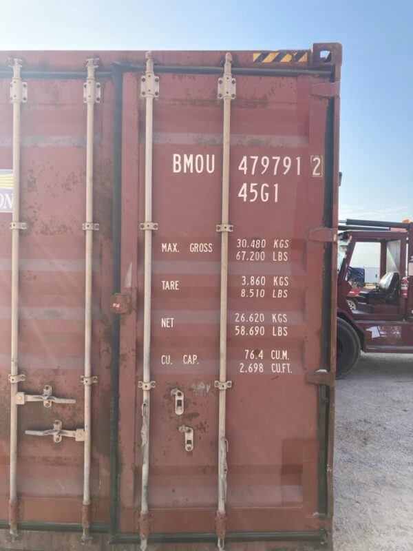 bmou479791 2 | 40' high cube shipping container (cargo worthy)