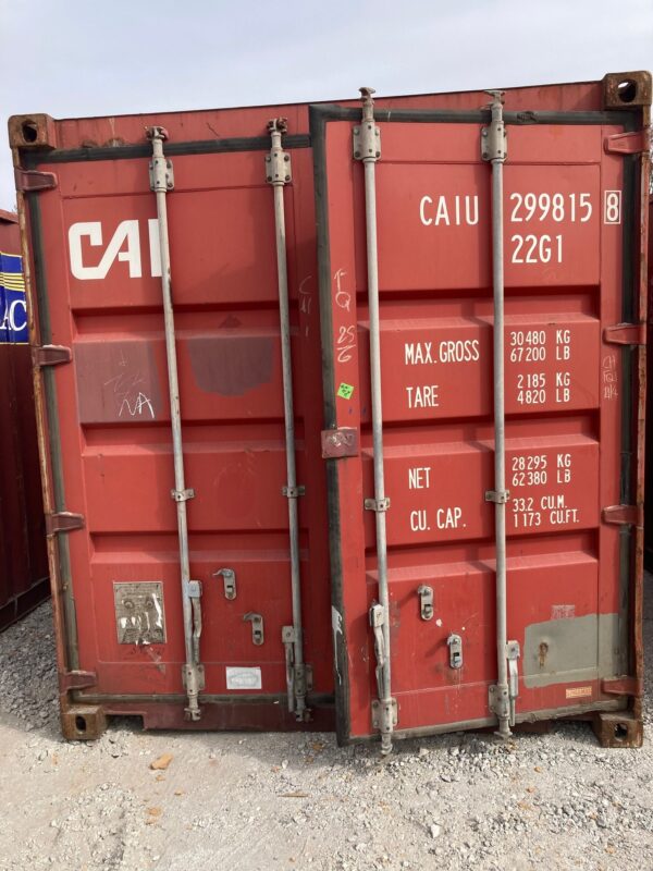 caiu 299815 8 | 20' shipping container (cargo worthy)