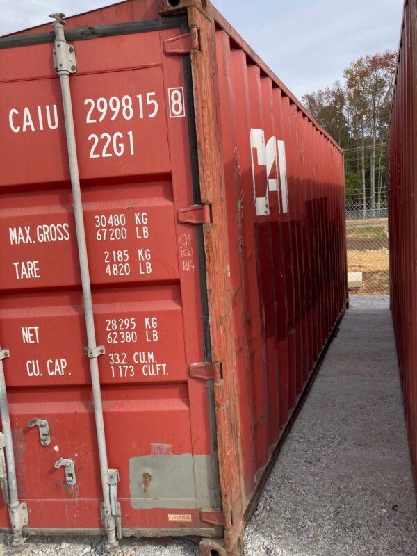 caiu 299815 8 | 20' shipping container (cargo worthy)