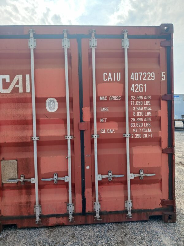 caiu 407229 5 | 40' container (cargo worthy)