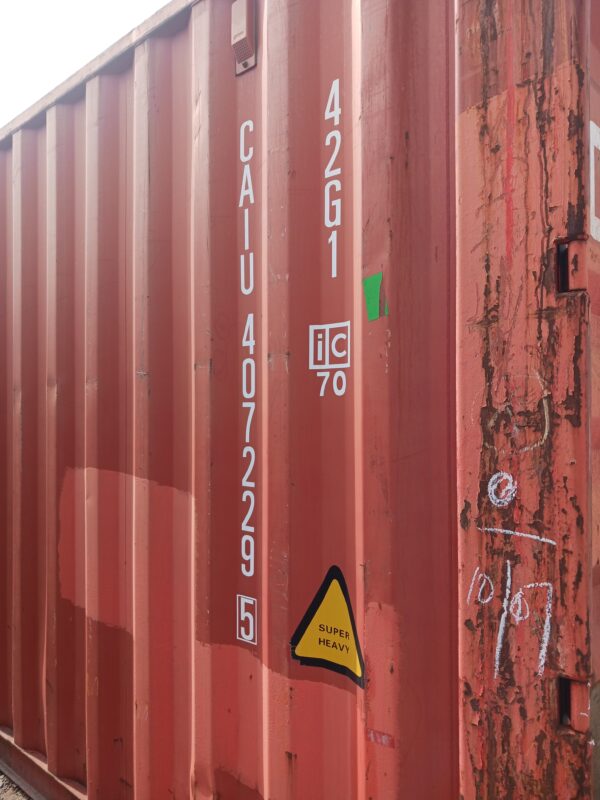 caiu 407229 5 | 40' container (cargo worthy)