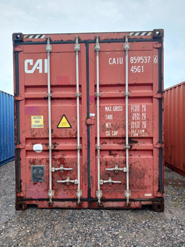 caiu 859537 6 | 40' high cube container (cargo worthy)