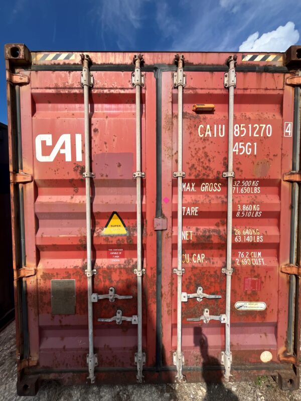caiu851270 4 | 40' high cube shipping container (cargo worthy)