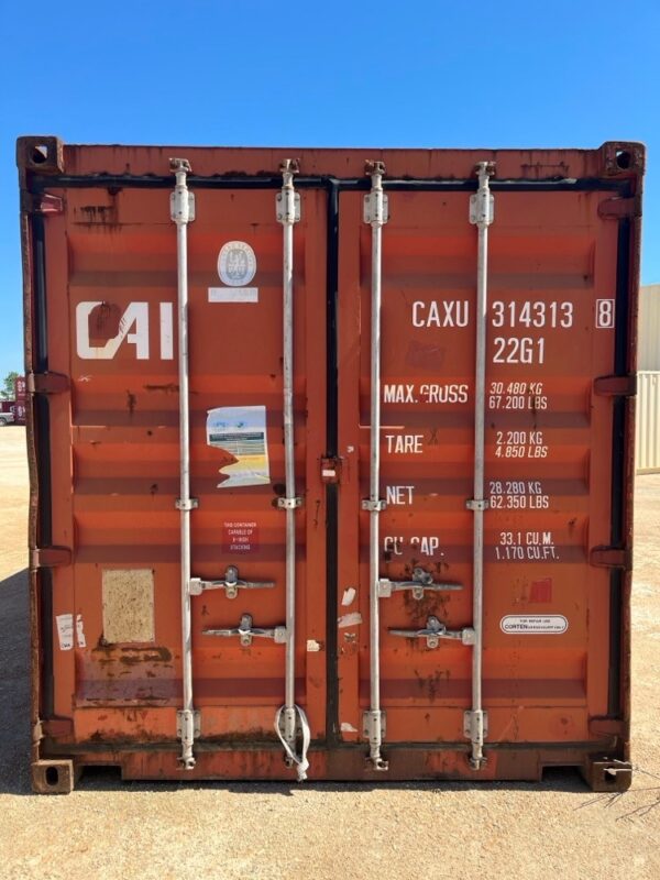 caxu314313 8 20' container (cargo worthy)