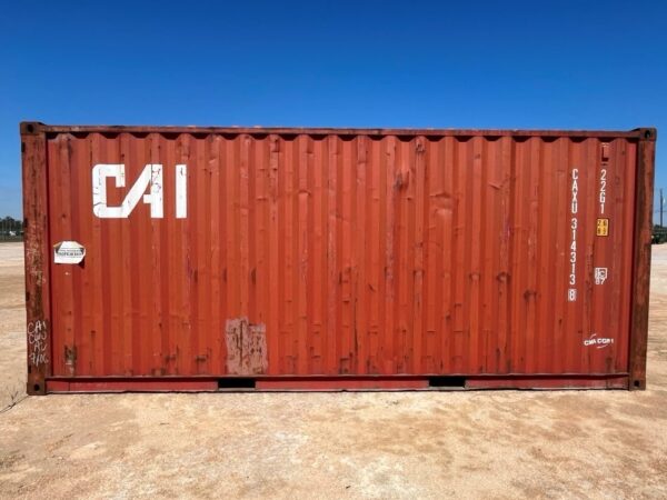 caxu314313 8 20' container (cargo worthy)