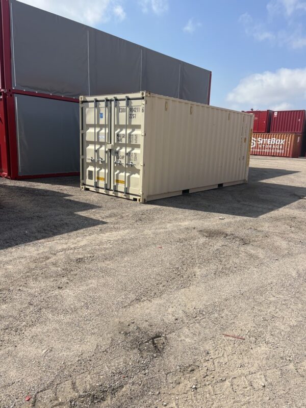 cddu904211 6 w/ lock box | 20′ double door, shipping container (iicl)
