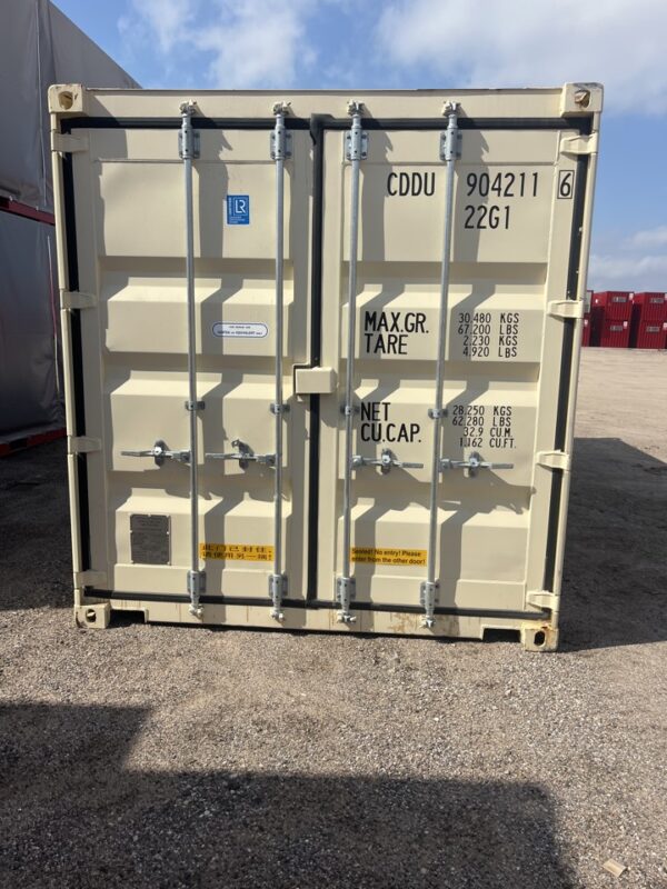 cddu904211 6 w/ lock box | 20′ double door, shipping container (iicl)