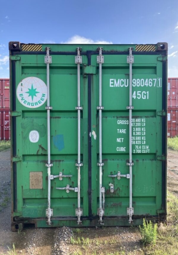 emcu980467 1 40' high cube storage unit (cargo worthy)