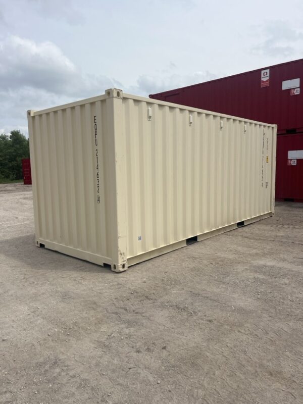 eqpu214632 4 w/ lock box | 20' shipping container (one trip)