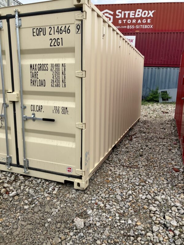 eqpu214646 9 w/ lock box | 20' shipping container (one trip)