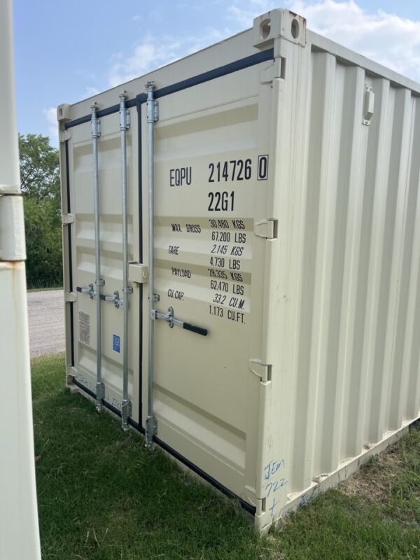 eqpu214726 0 w/ lock box | 20' shipping container (one trip)