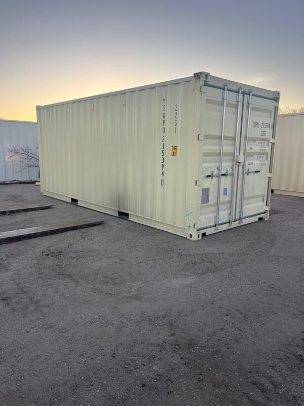 Container W Quick EQPU215394-0 w/ Lock Box | 20' Shipping Container (One Trip)