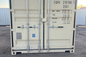 eqpu215796 7 w/ lock box | 20' shipping container (one trip)