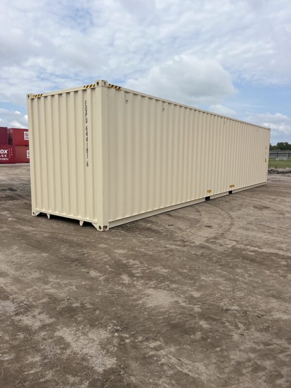 eqpu644181 6 w/ lock box | 40' high cube shipping container (one trip)