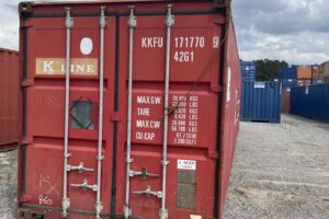 kkfu 171770 9 | 40' shipping container (cargo worthy)