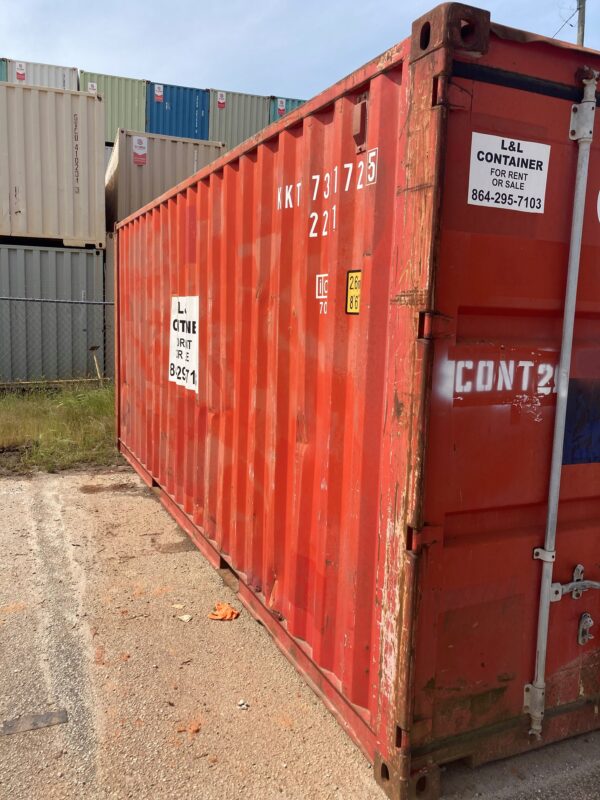 kktu732172 5 20' storage container (cargo worthy)