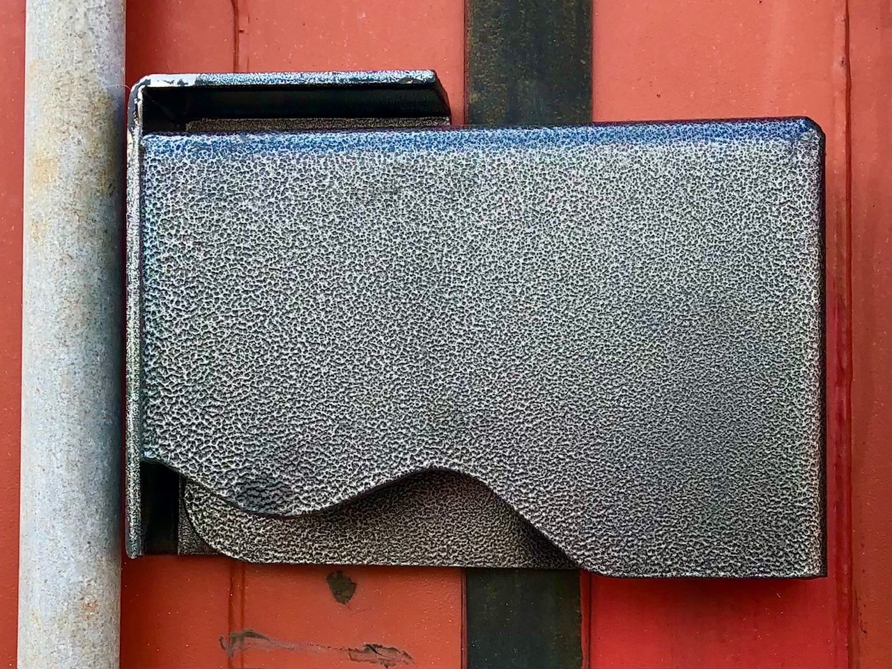 shipping container bolt on lock box