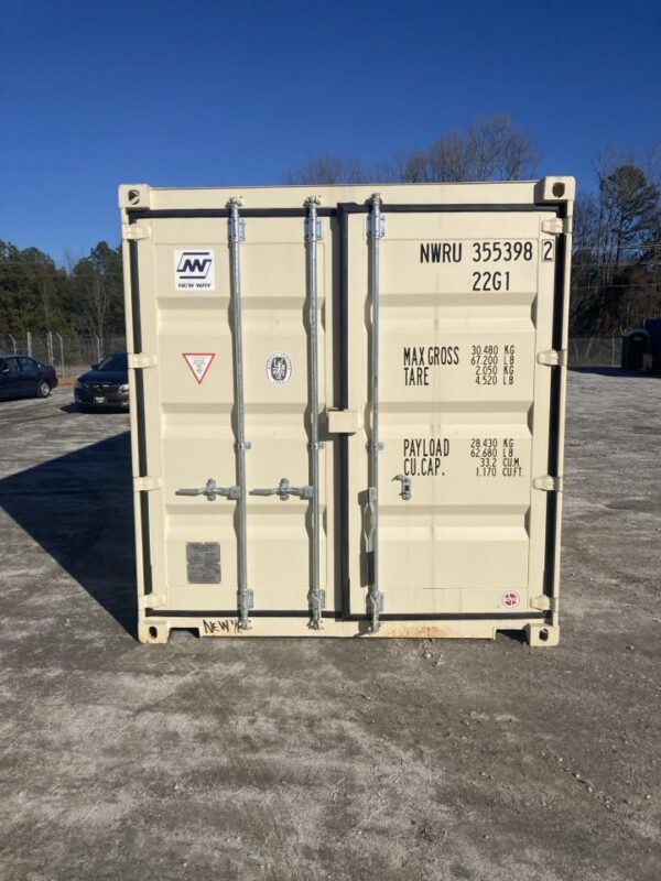 nwru 355398 2 w/ lock box | 20' shipping container (one trip)