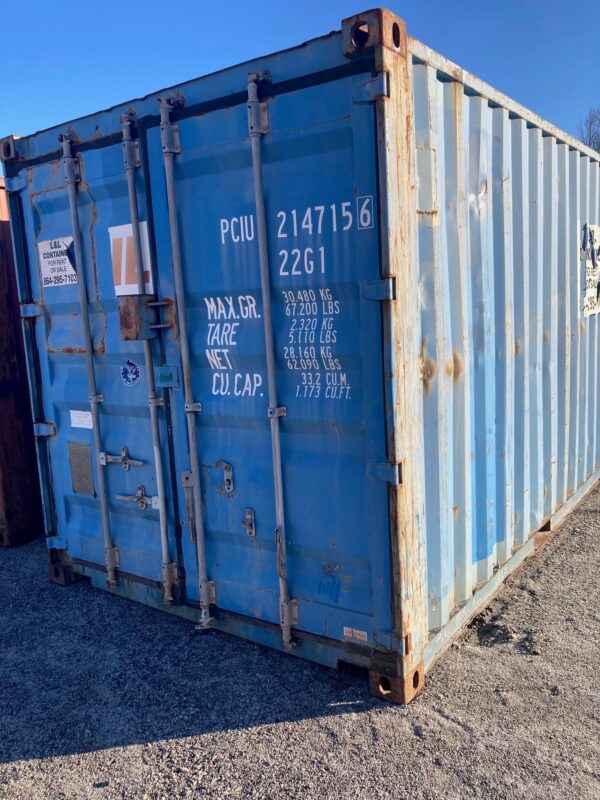 pciu 214715 6 | 20' shipping container (cargo worthy)