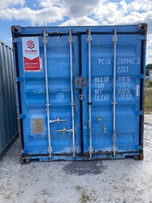 pciu 209942 2 w/ lock box | 20' shipping container (cargo worthy)