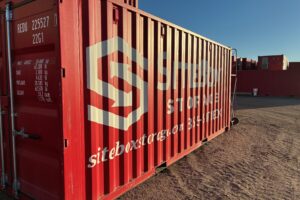 20' shipping container w/ leasing specs (one trip)