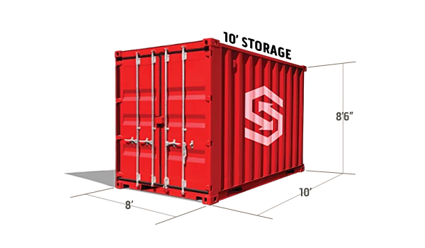 8x10 storage container