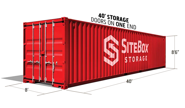 8x40 storage container