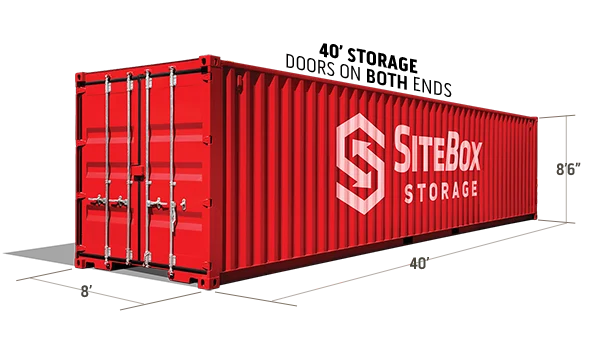 8x40 storage container