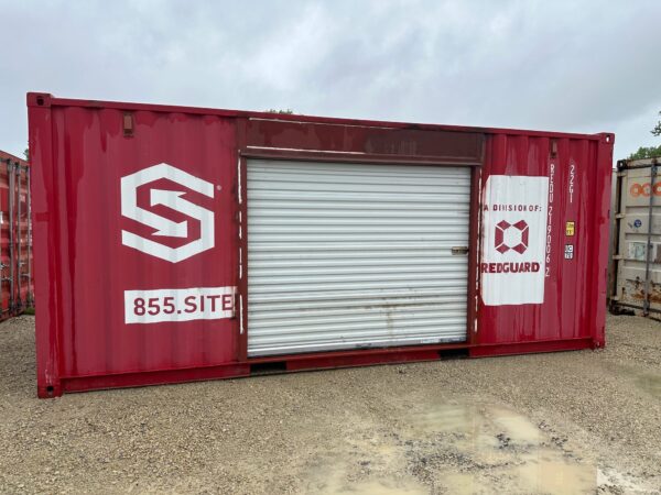 2019006 w/ lock box, rollup door and man door | 20' shipping container (iicl)
