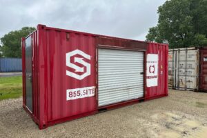 2019006 w/ lock box, rollup door and man door | 20' shipping container (iicl)