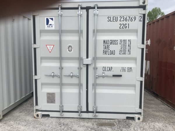 sleu 236769 2 w/ lock box | 20' shipping container (one trip)