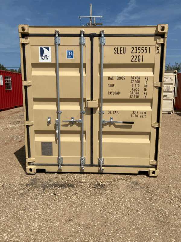 sleu235551 5 w/ lock box | 20' shipping container (one trip)