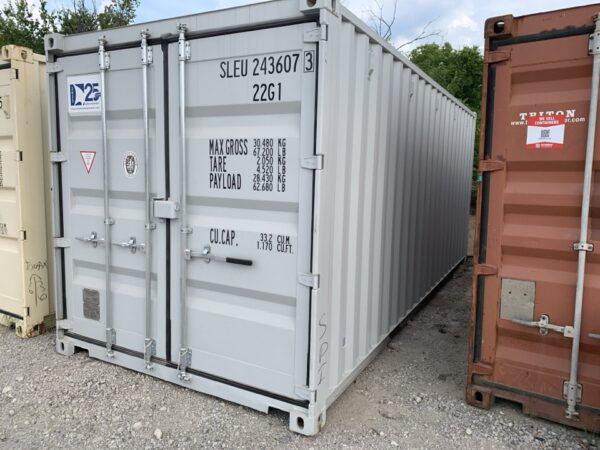 sleu243607 3 w/ lock box | 20' shipping container (one trip)