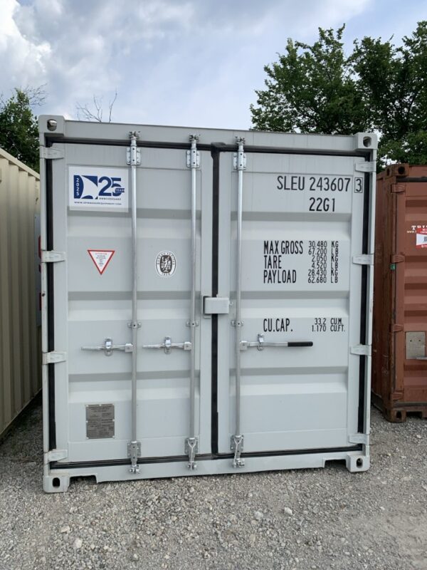 sleu243607 3 w/ lock box | 20' shipping container (one trip)