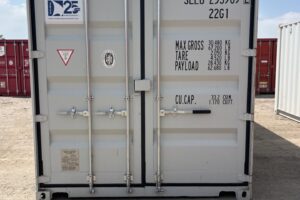 sleu253909 2 w/ lock box | 20' shipping container (one trip)