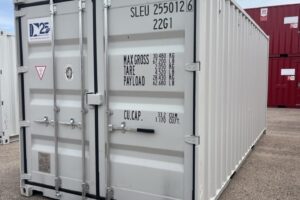 sleu255012 6 w/ lock box | 20' shipping container (one trip)
