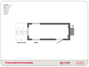 sitebox 20 guard shack with turnstile option floor plan