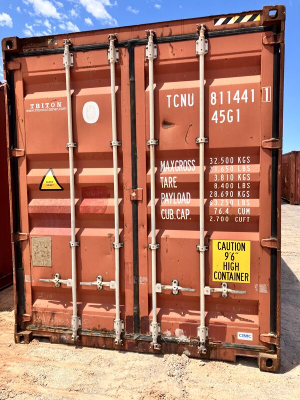 tcnu811441 1 | 40' high cube shipping container (cargo worthy)